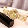 RORIOS Watch Sparkly Bracelet Made In Flower Diamond Steel Business Gold Women's Watch, Watch, Fashion, Waterproof, Japan, & Dial, Diamond, Band,