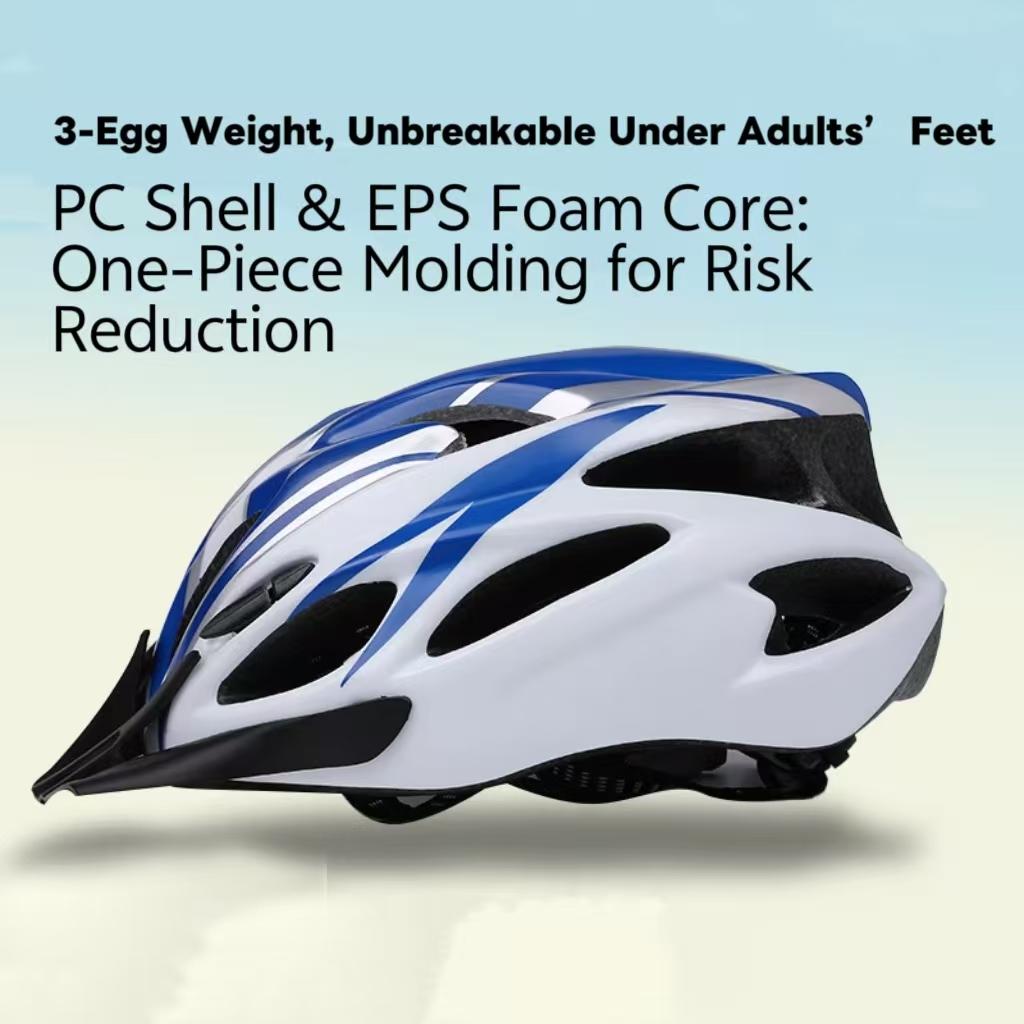 Dual Sport Adult Bicycle Helmet Mountain Road Foldable Plastic Driving Helmets Universal Cycling Equipment for Skating