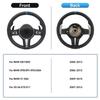 For BMW Series E87 E83 E90 E91 E92 E84 E84 E70 E71 Upgrade Steering Wheel With Half Alcantara Leather