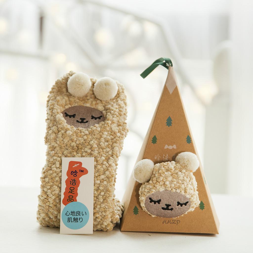 Cute animal warm socks, Christmas socks, thick socks