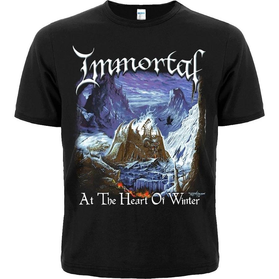Immortal At The Heart Of Winter (rw) Black T-Shirt mayhem 4XL
