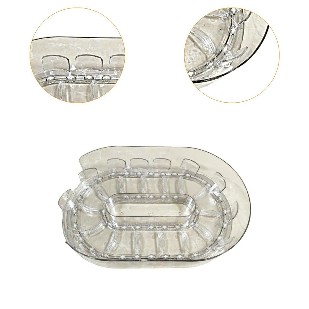 Organizer Turntable Home Decor Rotating Storage Tray, Spice Rack for Vanity Cabinet Refrigerator, Kitchen Bedroom