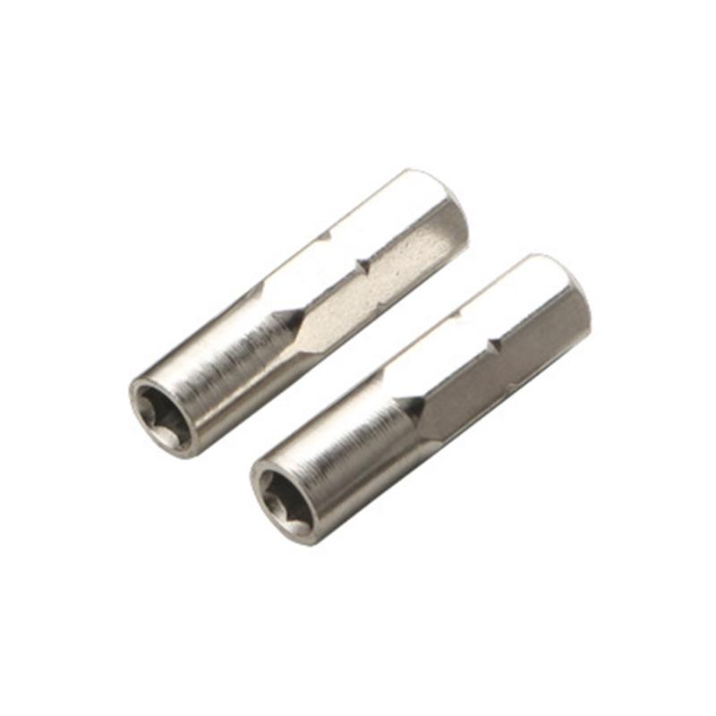 2Pcs Hex Shank Magnetic Converter for 6.35mm 1/4Inch Screwdriver Insert Bit Adapter To 4mm Bit Shape Socket Holder Tool