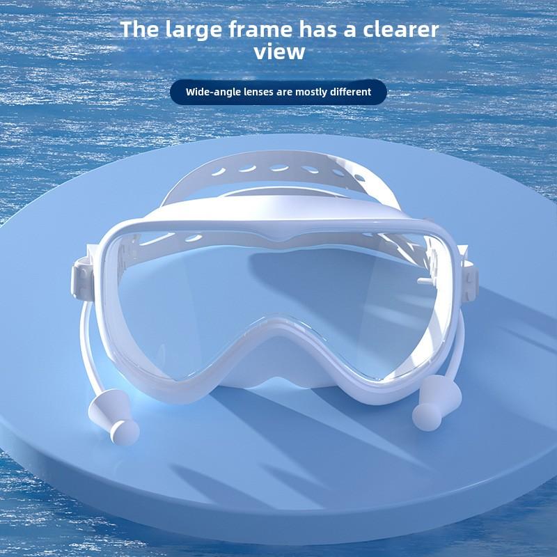 Swimming Eyewear HD Waterproof And Anti Fog Professional Swimming Goggles For Men And Women Diving Equipment Silicone Fit