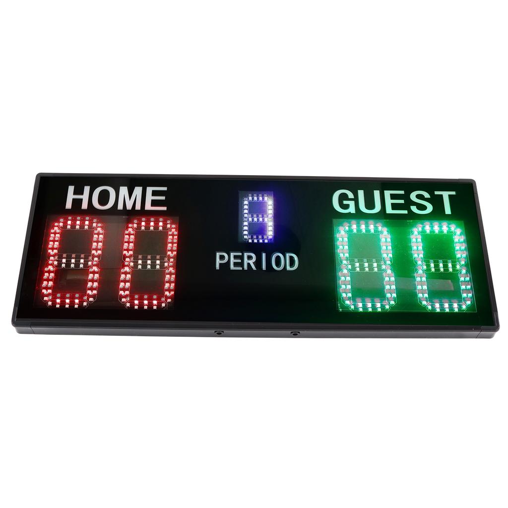 LED Electronic Scoreboard 5 Digit Portable Basketball Digital Scoreboard with Remote Control