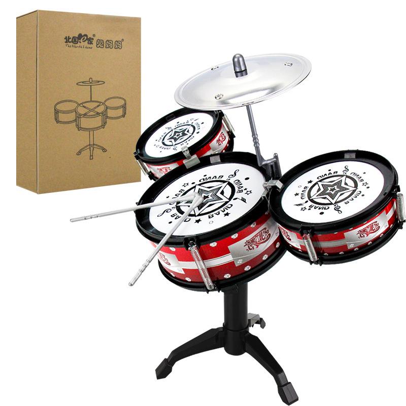 Children's Jazz Drum Set Toy for Ages 3-6: Early Music Education Percussion Instrument
