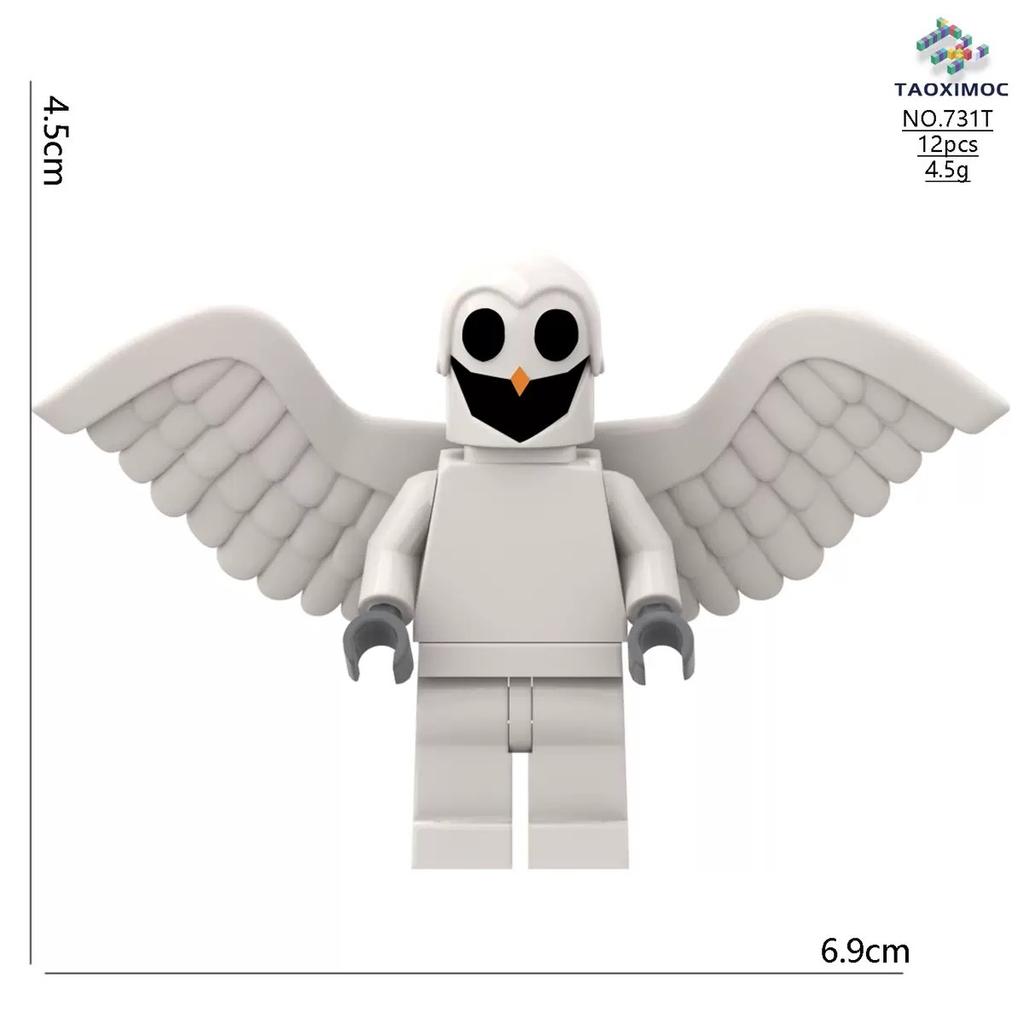 Non-Toxic 99 Night Forest Game Characters Building Blocks Toys 99 Night Deer Owl Statue 99 Night Forest Plastic Building Blocks Toys Gifts