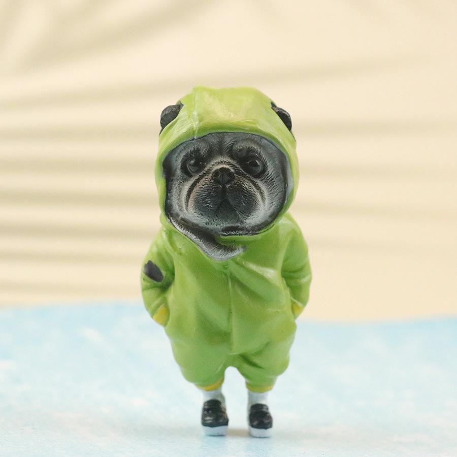 

Творческие поделки из смолы в виде щенка: Милый декор в виде животных для домашнего интерьера C puppy зелёный