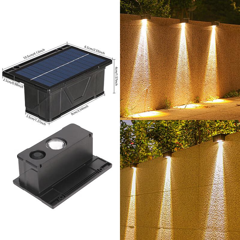 Outdoor Solar LED Convex Wall Light