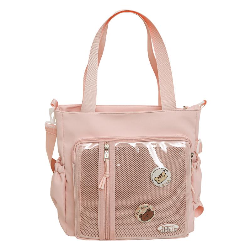 Student Large Capacity Shoulder Bag Women's Crossbody Bag Tote Bag