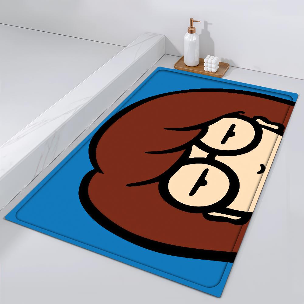 Door Sitcom Mat D-Darias Bedside Entrance Bath Floor Decoration Corridor Door Mat Carpet Living Funny Room Cartoon Balcony
