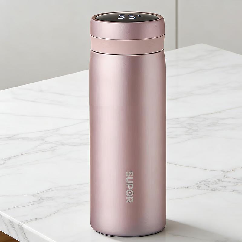 SUPOR 0.38L Lightweight Stainless Steel Insulated Tea Cup