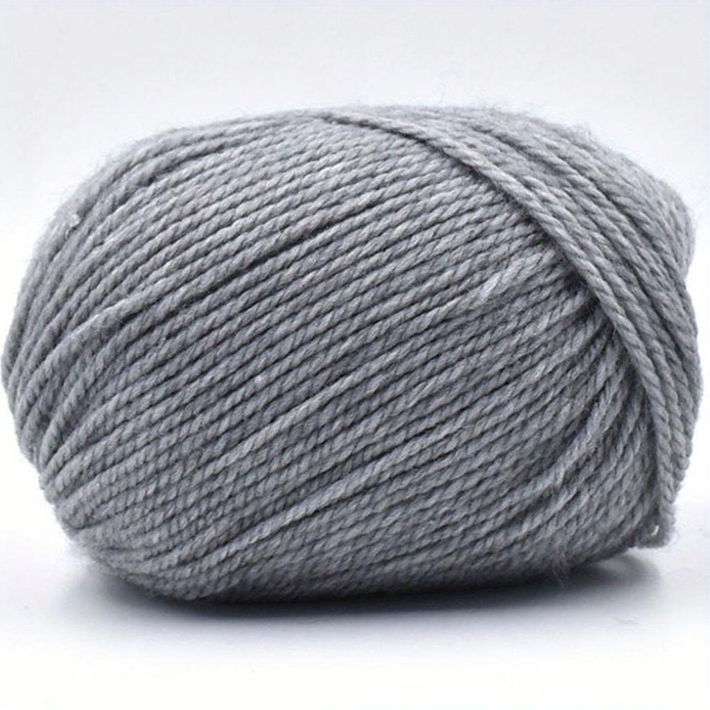 Worsted Weight Wool Yarn Soft & Durable Knitting Crochet Yarn for Cushions DIY Craft Yarn for Beginners
