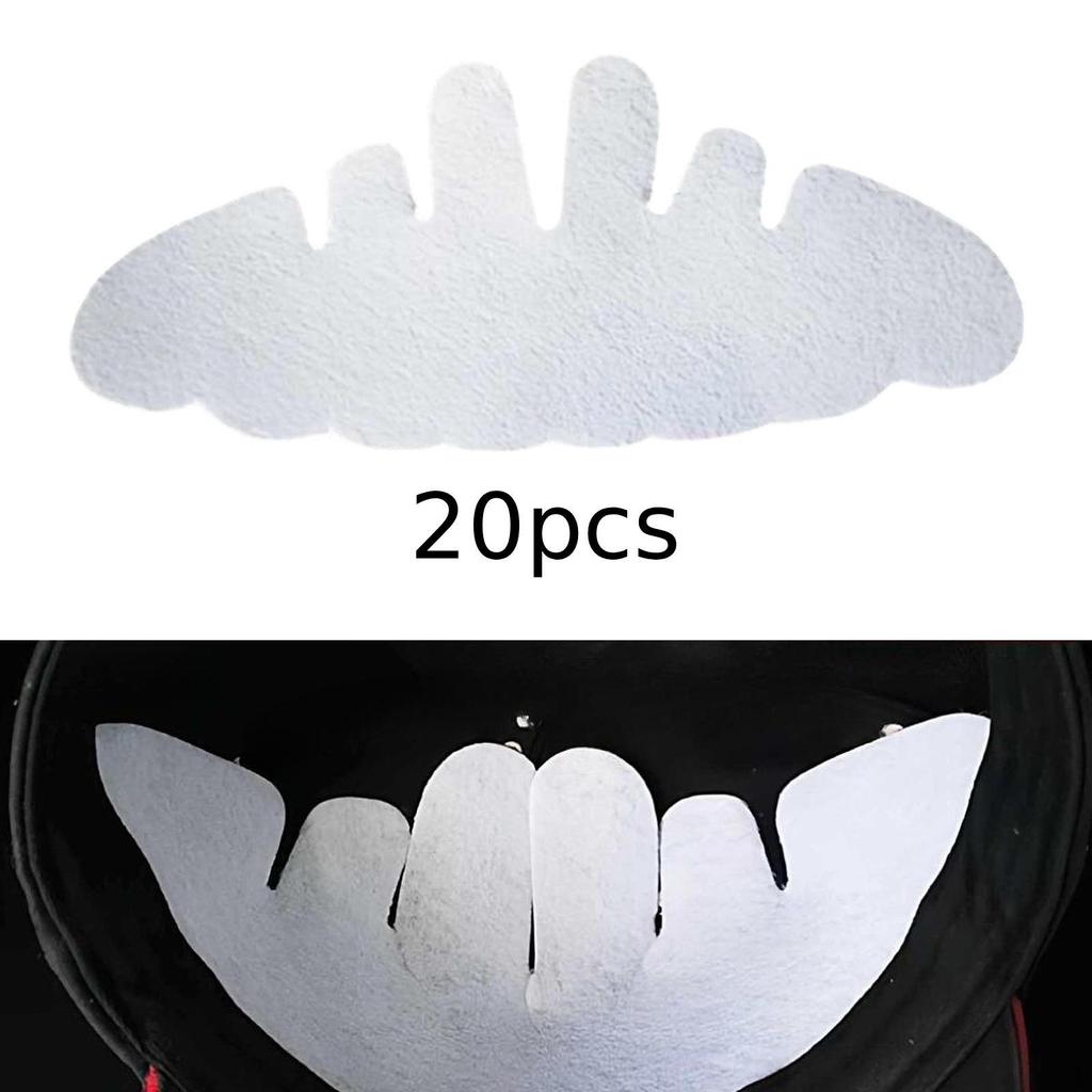 20 Baseball Cap Inserts Made of Felt with Sweat-Resistant Lining, Soft Brim Support And Breathable