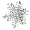 12 Count Snowflake Design Napkin Holders for Dining Occasions