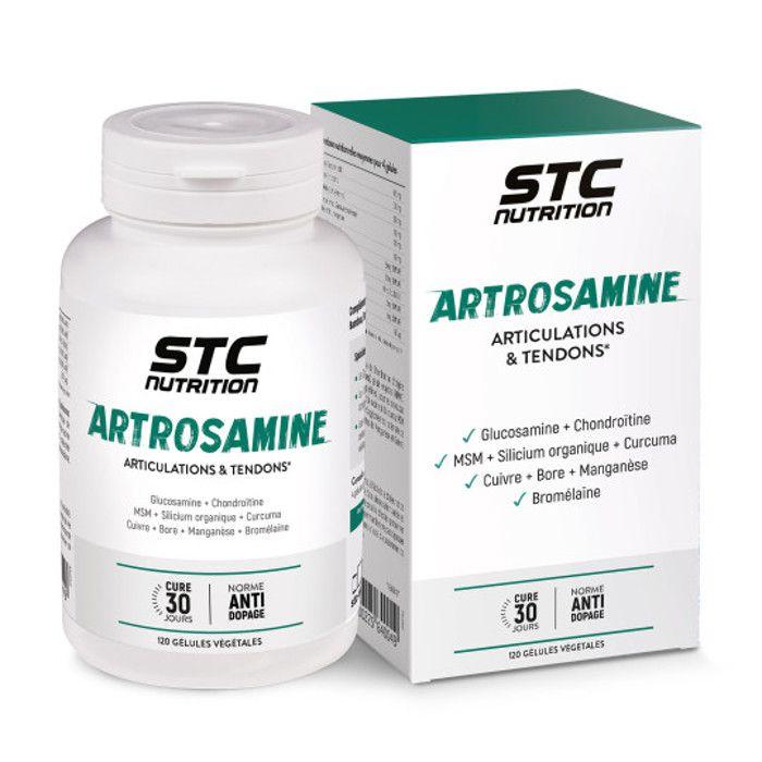 STC NUTRITION - Artrosamine - Résistance des articulations - Souplesse des tendons - 120 Gélules - Sans Gluten - Cure 30 jours