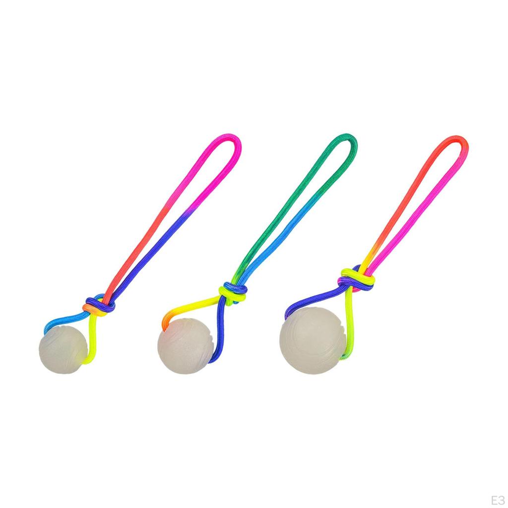 Dog Training Ball On Rope Toy Fit Small Medium Large Dogs, Soft, Exercise and Reward