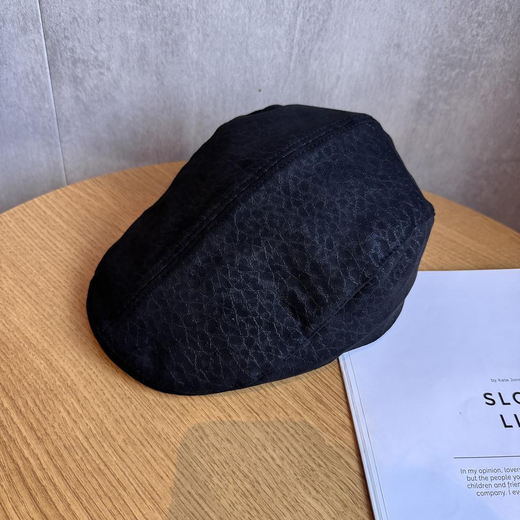 Womens Retro Suede Beret With Short Brim For Autumn And Winter Casual Looks