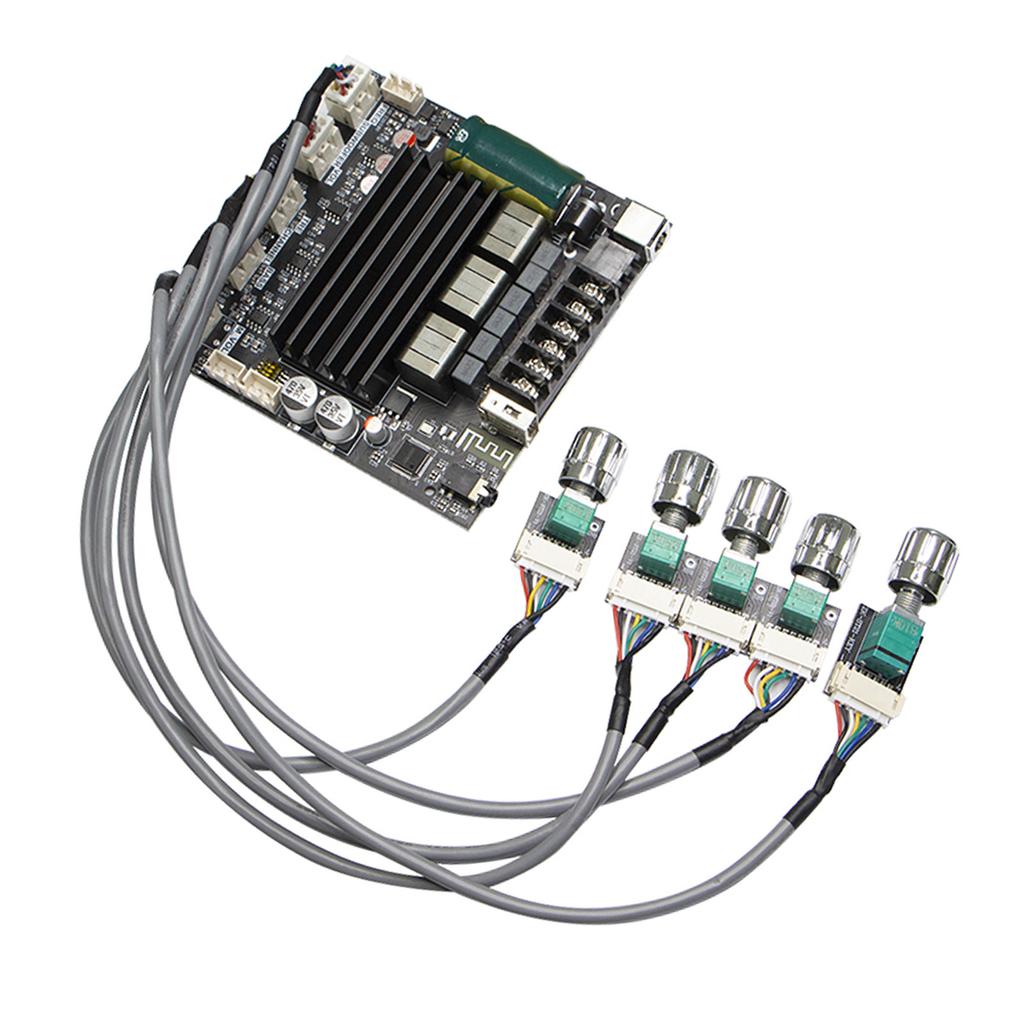 Sound Amplifier Board ZK ST21 100W 100W 200W 2.1 Channel Bluetooth Digital Sound Power Amplifier Module