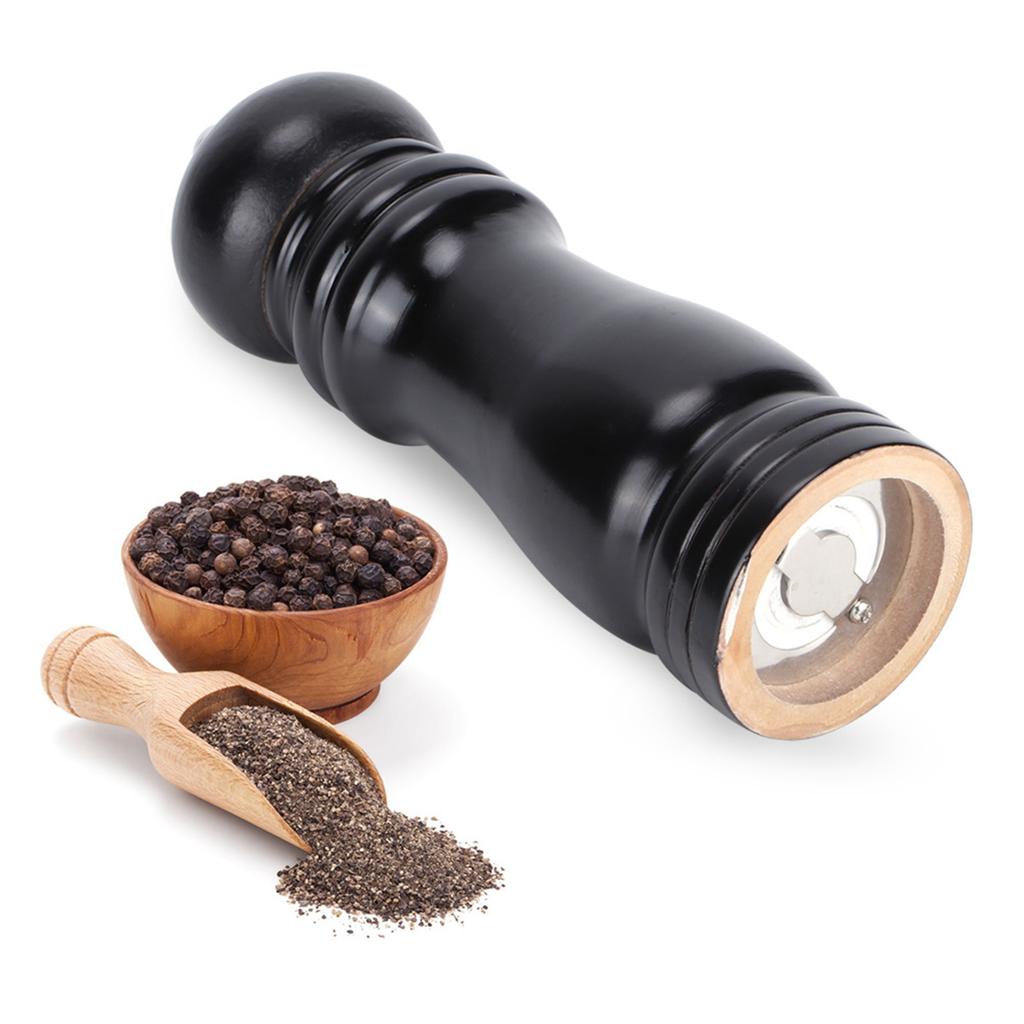 6in Adjustable Manual Pepper Grinder Spice Salt Seasoning Grinding Tool Mill Machine Kitchen