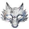 Elegante Maschera Mezza Faccia per Mascherate da Uomo Cinturino Regolabile Sicuro Festa a Tema Gioco di Ruolo Costume