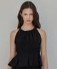ELLIOTI Ripple Halter Blouse_2Color