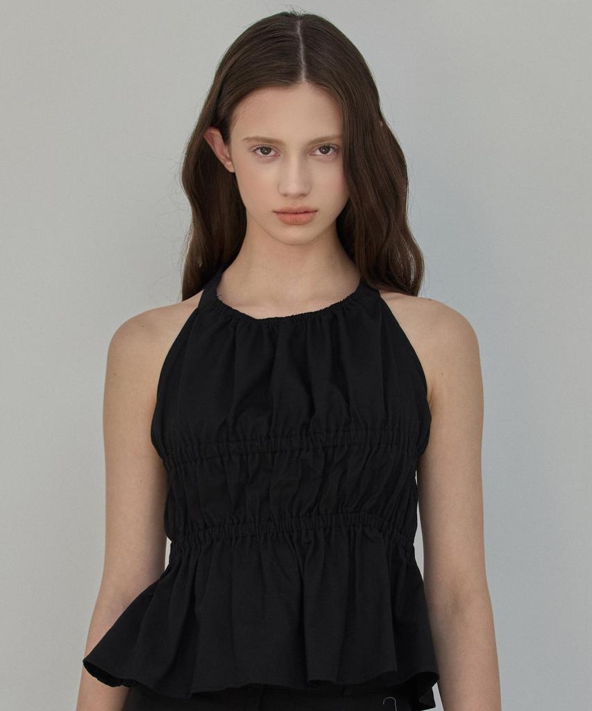 ELLIOTI Ripple Halter Blouse_2Color