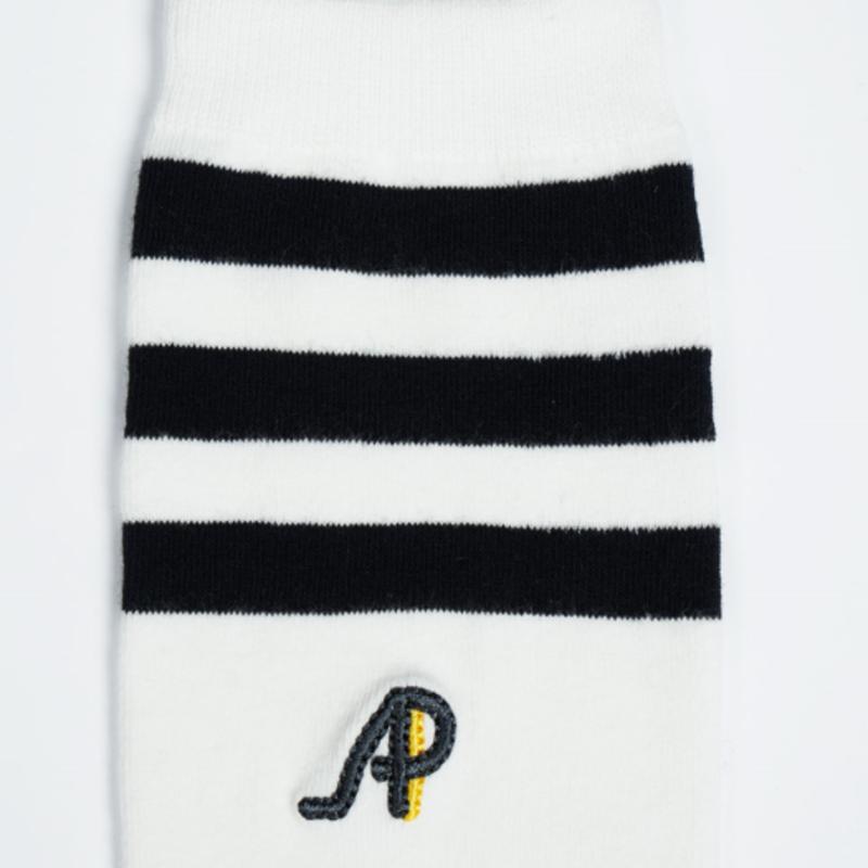 ATHPLATFORM AW21AS01 Preppy Knee Socks_White