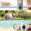 Mini Electric Juicer with Powerful Motor 450ML Large Capacity Digital Display Crushed Ice Household Charging Juice Cup