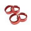 AC knob Cover Trims and AC Vent Inner Rings for Toyota Tacoma Accessories 2016-2023 Interior Air Conditioner Vent Ring Cover Trims Air Conditioner