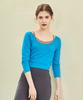 REINAMORA Sweetness Back Cross Cover 3/4 Sleeve Vivid Blue