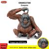 Animal Simulation Plastic Gorilla, Monkey, and Orangutan Toy Set for Children's Learning
