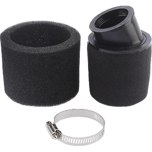 Universal 41mm 42mm 43mm Angled Double Foam Pod Performance Filter 50cc 70cc 90cc 110cc 125cc ATV Quad Scooter Go Kart Moped Pit Dirt Super Pocket