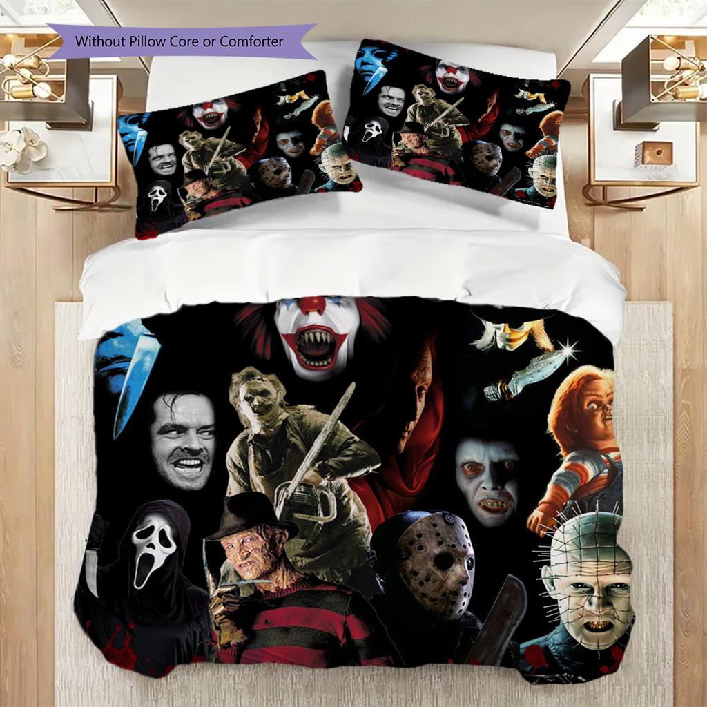 Zombie Art Set Bedding 1 Duvet Cover 2 Pillowcase Without Core Bedding Set Duvet Cover And Pillowcase Soft And Comfortable Bedding