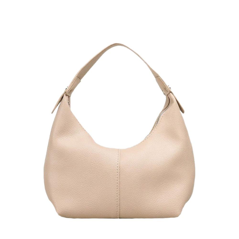 

Korean Style PU Dumpling Bag Large Capacity French Style Handbag Girls/Female абрикосовый