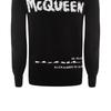 Alexander Mcqueen Graffiti Logo Intarsia Knitted Jumper 626454Q1WZL1006