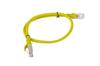 Patchcord Lanberg UTP Kat.6 0,5m Żółty