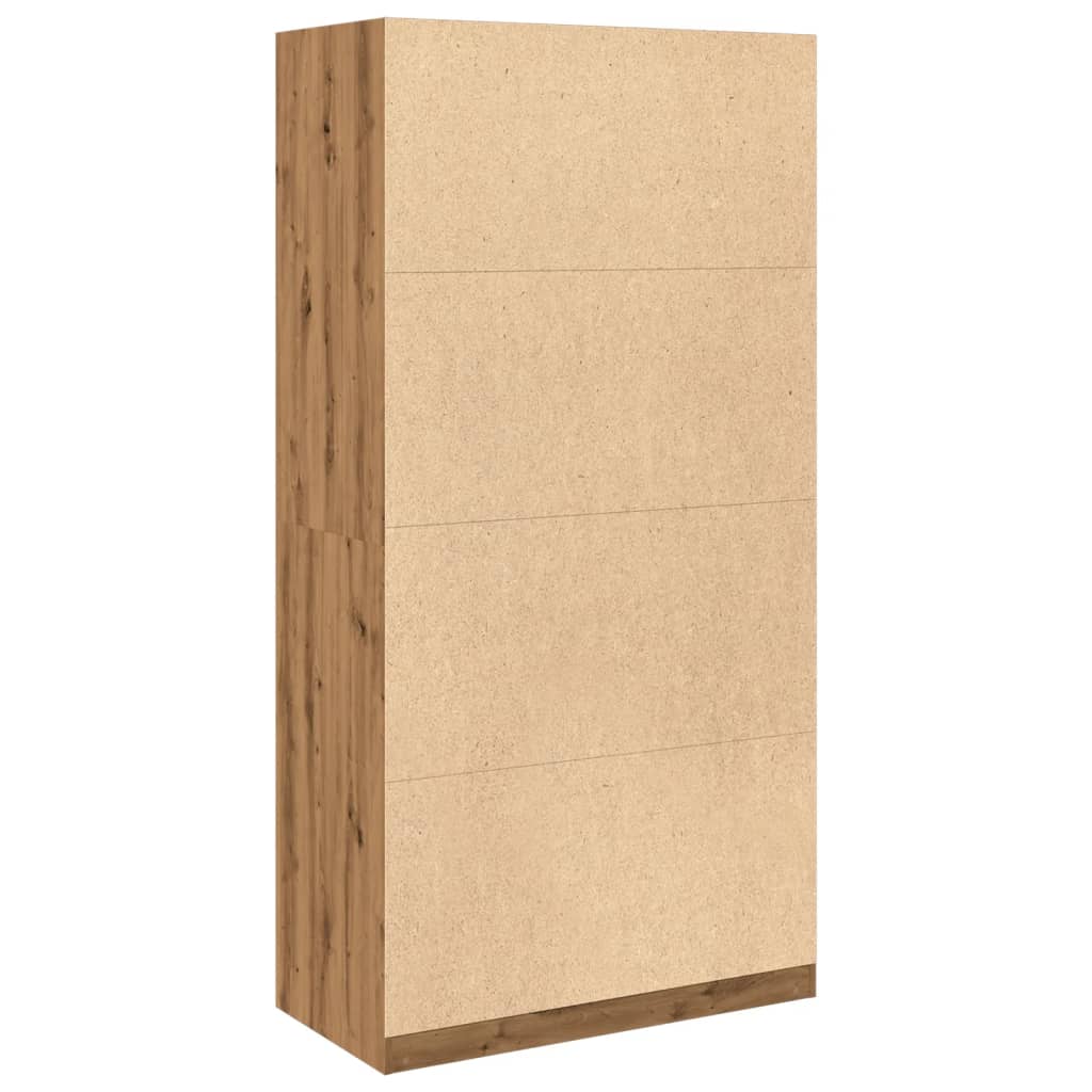 Artisan Oak Wardrobe 100 x 50 x 200 cm Particleboard
