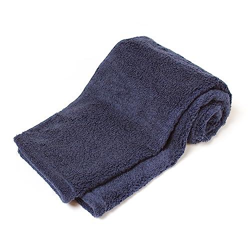 Imabari Towel Iori "IORINO/Gentleness" Slim Bath Towel (Navy) Made In Japan Fluffy 100% Cotton Organic Cotton Sustainable Imabari Mini Bath Towel