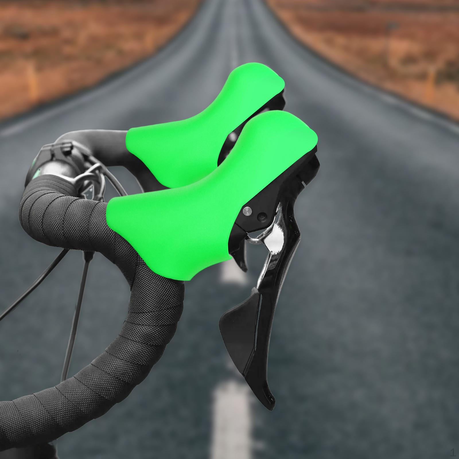 

Крышки для рычагов тормозов велосипеда, крышки кронштейнов, крышки для дорожных переключателей, рукава ручек для ST-5600 зелёный