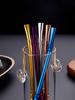 18/8 Colorful Stainless Steel Tea Drinking Straws Spoon Tea Filter Reusable Bombilla Gourd Tea Tools Bar Accessories