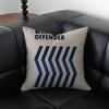 WWeekend OOffender Cushion Cover Pillow Case Antidustmite Invisible Zipper Silky Plush Cushion