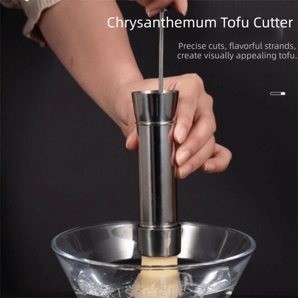 Stainless Steel Bean Curd Press Multifunctional Tofu Slicer Paneer Cheese Cutter  Cooking Utensil