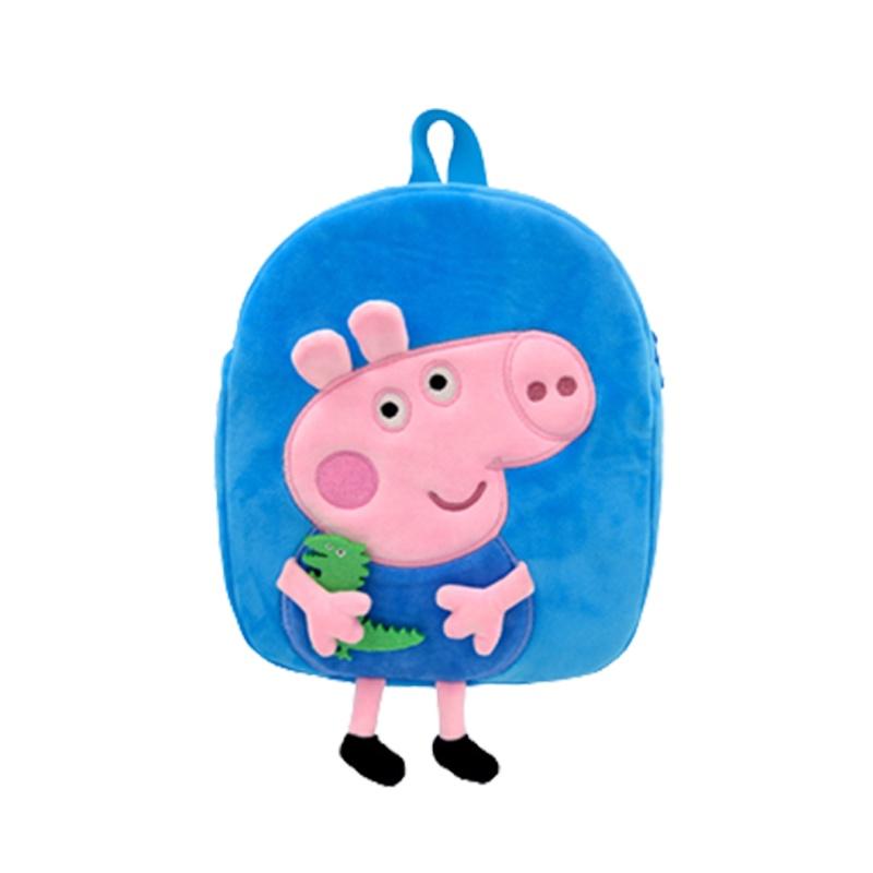 Adorable Peppa Pig 3d Plush Backpack For Kids Soft And Super Cute