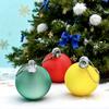 Yousheng Christmas Ball Ornament Shatterproof Reusable Holiday Xmas Tree Hanging Santa Claus Reindeer Snowman Ball Decoration Holiday Party Pendant