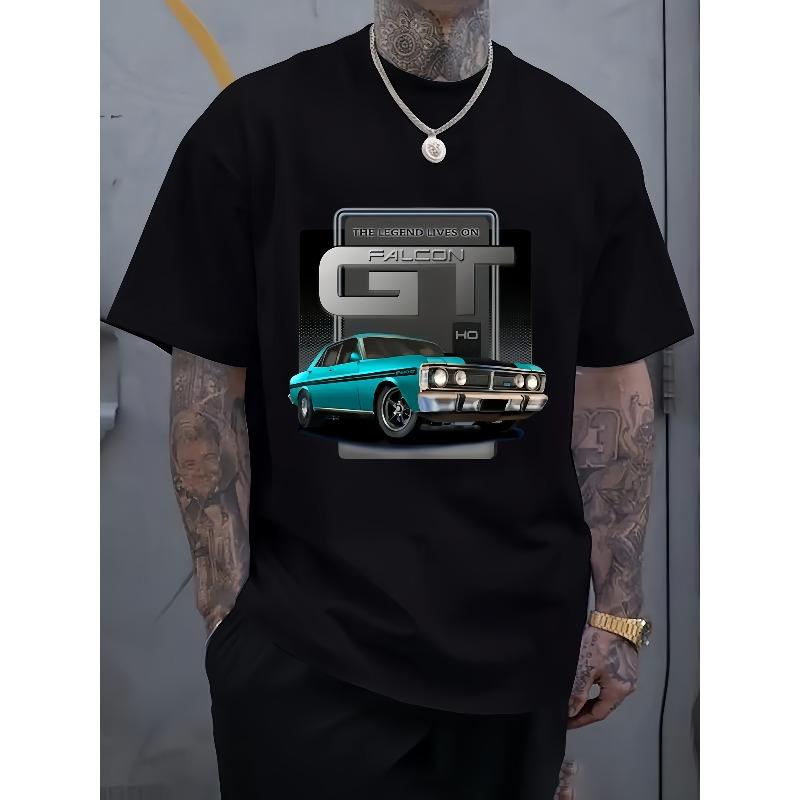 

European sizes Men s Casual Sporty Fashion Trend Fitness Outdoor Home Short Sleeve T-shirt, Featuring 2D Printed Patterns 4XL чорний