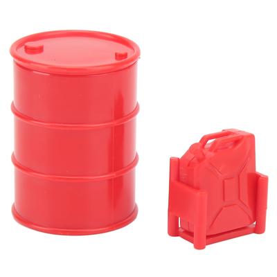 RC Car Simulation Decoration Professional Lightweight RC Oil Drum Fuel Tank for 1 24 RC Car