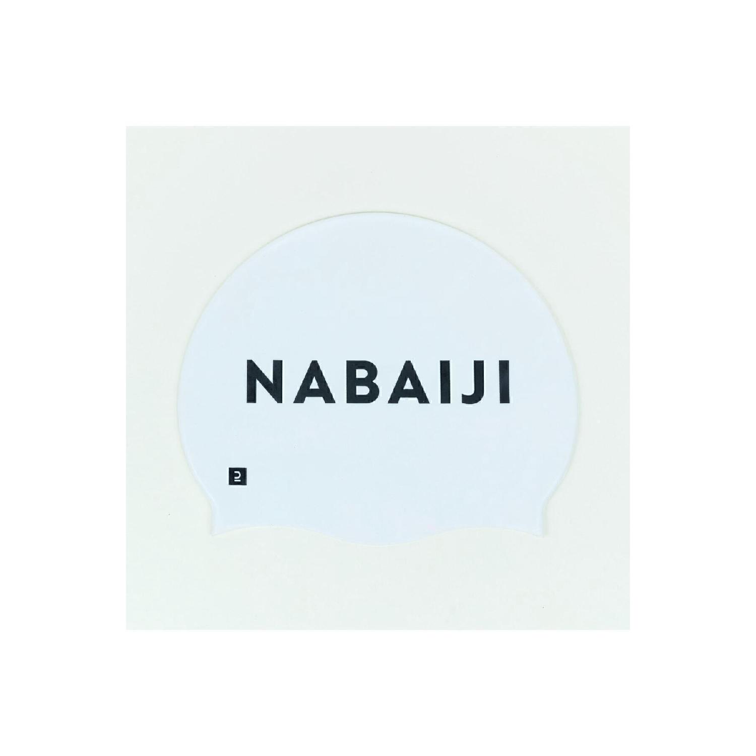 

Силиконовая шапочка для плавания Nabaiji — белая — 500 белый