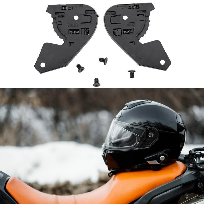 Motorcycle Helmets Visors Gear Base Plate for JHM-802 AIMIT 803 Replacement Face Shield Visors Base Helmets Accessories