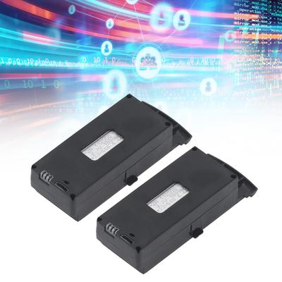2pcs 3.7V 1800mah Lithium Battery for S6 G6 RC Aircraft Replacement RC Drone Battery Charging Cable Set